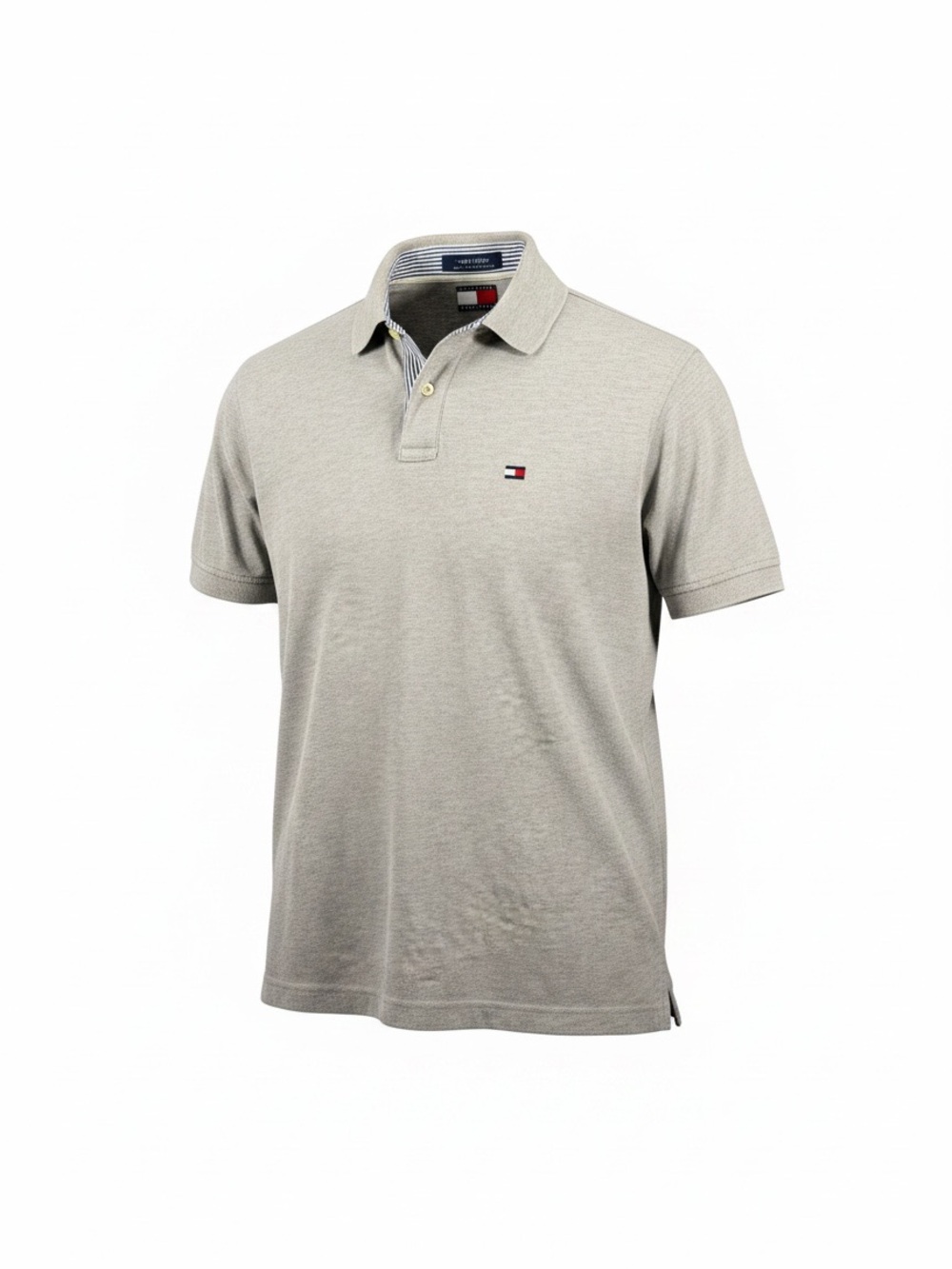 Tommy Hilfiger VINTAGE Men’s Light Gray Polo Shirt